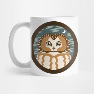 Saw whet Owl Logo Mug